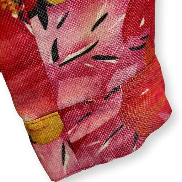 Doncaster New York Floral Linen & Silk Jean Jacket Style, Size 4, Lined, Pockets - Picture 9 of 11